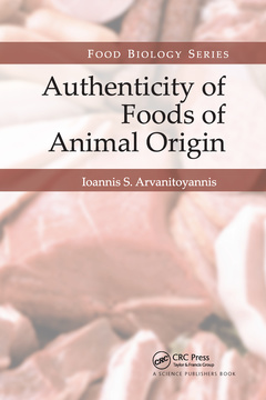 Couverture de l’ouvrage Authenticity of Foods of Animal Origin