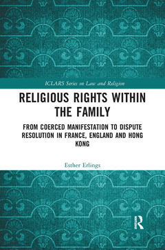Couverture de l’ouvrage Religious Rights within the Family