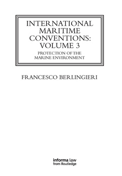 Couverture de l’ouvrage International Maritime Conventions (Volume 3)