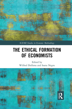 Couverture de l’ouvrage The Ethical Formation of Economists