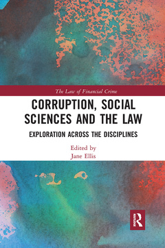 Couverture de l’ouvrage Corruption, Social Sciences and the Law