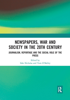 Couverture de l’ouvrage Newspapers, War and Society in the 20th Century