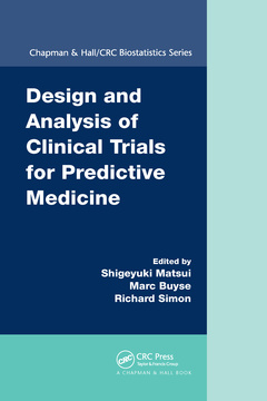 Couverture de l’ouvrage Design and Analysis of Clinical Trials for Predictive Medicine