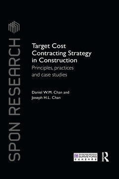 Couverture de l’ouvrage Target Cost Contracting Strategy in Construction
