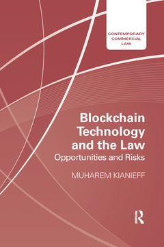 Couverture de l’ouvrage Blockchain Technology and the Law