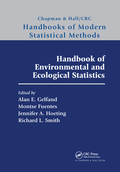 Couverture de l’ouvrage Handbook of Environmental and Ecological Statistics