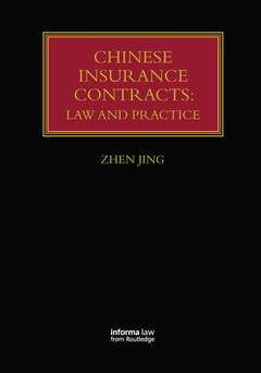 Couverture de l’ouvrage Chinese Insurance Contracts
