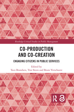 Couverture de l’ouvrage Co-Production and Co-Creation