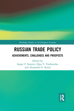 Couverture de l’ouvrage Russian Trade Policy