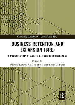 Couverture de l’ouvrage Business Retention and Expansion (BRE)