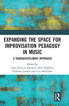 Couverture de l’ouvrage Expanding the Space for Improvisation Pedagogy in Music