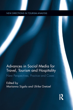 Couverture de l’ouvrage Advances in Social Media for Travel, Tourism and Hospitality