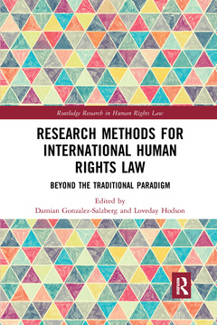 Couverture de l’ouvrage Research Methods for International Human Rights Law