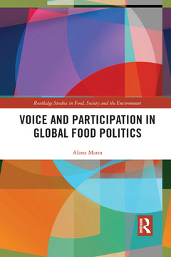 Couverture de l’ouvrage Voice and Participation in Global Food Politics