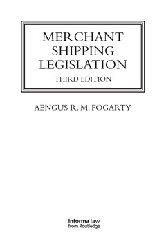 Couverture de l’ouvrage Merchant Shipping Legislation