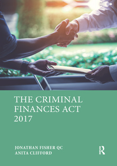Couverture de l’ouvrage The Criminal Finances Act 2017
