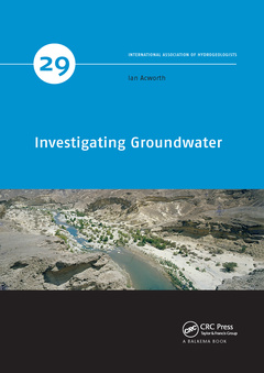 Couverture de l’ouvrage Investigating Groundwater