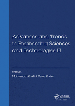 Couverture de l’ouvrage Advances and Trends in Engineering Sciences and Technologies III