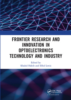 Couverture de l’ouvrage Frontier Research and Innovation in Optoelectronics Technology and Industry