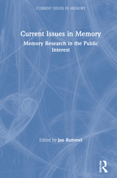 Couverture de l’ouvrage Current Issues in Memory