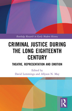 Couverture de l’ouvrage Criminal Justice During the Long Eighteenth Century