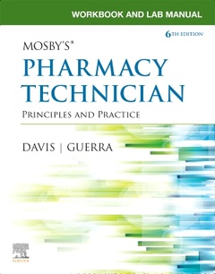 Couverture de l’ouvrage Workbook and Lab Manual for Mosby's Pharmacy Technician