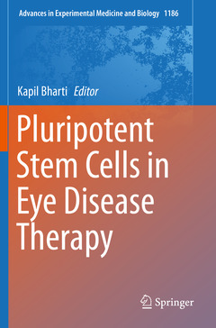 Couverture de l’ouvrage Pluripotent Stem Cells in Eye Disease Therapy
