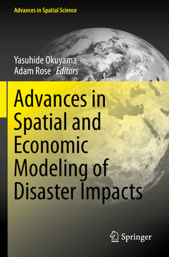 Couverture de l’ouvrage Advances in Spatial and Economic Modeling of Disaster Impacts