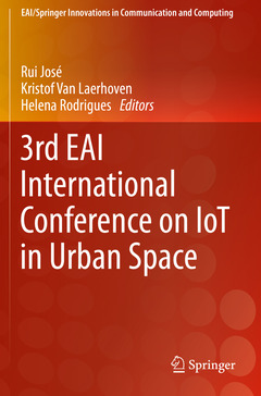 Couverture de l’ouvrage 3rd EAI International Conference on IoT in Urban Space