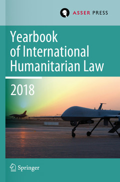 Couverture de l’ouvrage Yearbook of International Humanitarian Law, Volume 21 (2018)
