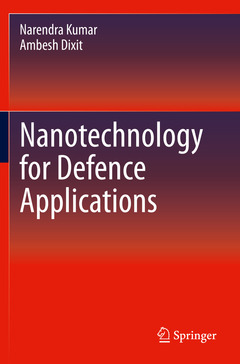 Couverture de l’ouvrage Nanotechnology for Defence Applications