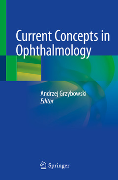 Couverture de l’ouvrage Current Concepts in Ophthalmology