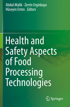 Couverture de l’ouvrage Health and Safety Aspects of Food Processing Technologies