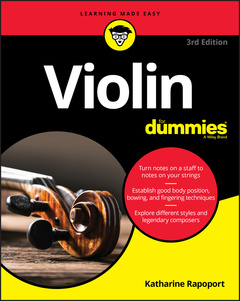 Couverture de l’ouvrage Violin For Dummies