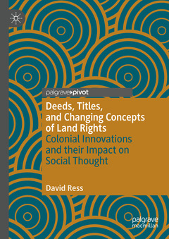 Couverture de l’ouvrage Deeds, Titles, and Changing Concepts of Land Rights