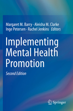 Couverture de l’ouvrage Implementing Mental Health Promotion