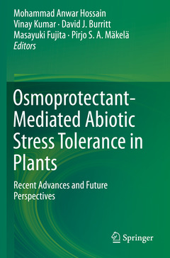 Couverture de l’ouvrage Osmoprotectant-Mediated Abiotic Stress Tolerance in Plants