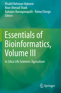 Couverture de l’ouvrage Essentials of Bioinformatics, Volume III