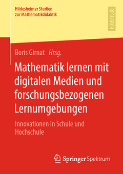 Couverture de l’ouvrage Mathematik lernen mit digitalen Medien und forschungsbezogenen Lernumgebungen