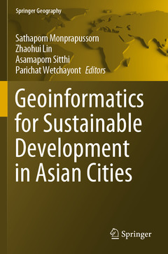 Couverture de l’ouvrage Geoinformatics for Sustainable Development in Asian Cities