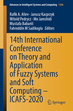 Cover of the book 14th International Conference on Theory and Application of Fuzzy Systems and Soft Computing - ICAFS-2020 