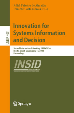 Couverture de l’ouvrage Innovation for Systems Information and Decision