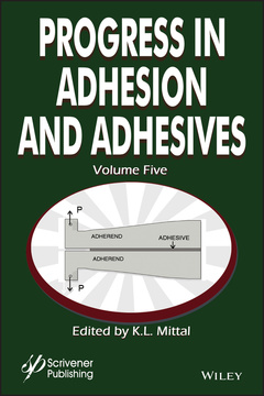Couverture de l’ouvrage Progress in Adhesion Adhesives, Volume 5