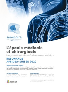 Couverture de l’ouvrage RESONANCE AFFIDEA SUISSE 2020 - L EPAULE MEDICALE CHIRURGICALE