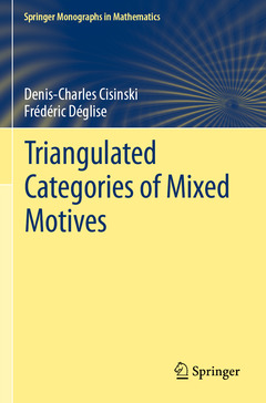 Couverture de l’ouvrage Triangulated Categories of Mixed Motives