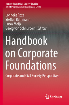 Cover of the book Handbook on Corporate Foundations