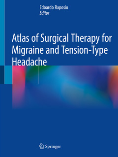 Couverture de l’ouvrage Atlas of Surgical Therapy for Migraine and Tension-Type Headache