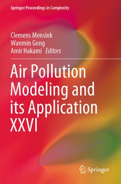 Couverture de l’ouvrage Air Pollution Modeling and its Application XXVI