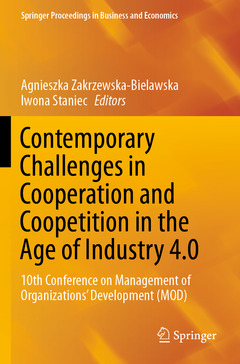 Couverture de l’ouvrage Contemporary Challenges in Cooperation and Coopetition in the Age of Industry 4.0
