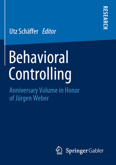 Couverture de l’ouvrage Behavioral Controlling
